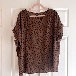 SHEIN brand Emery Rose Short sleeve Dress shirt cuff sleeve